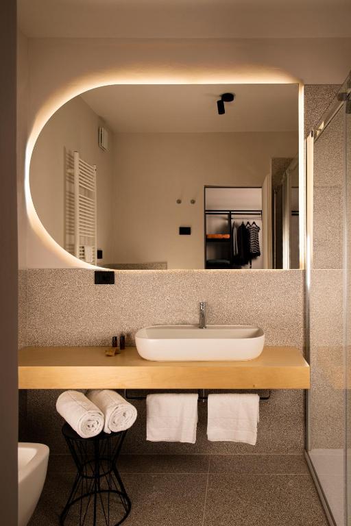 Koupelna v ubytování Elide Design Hotel
