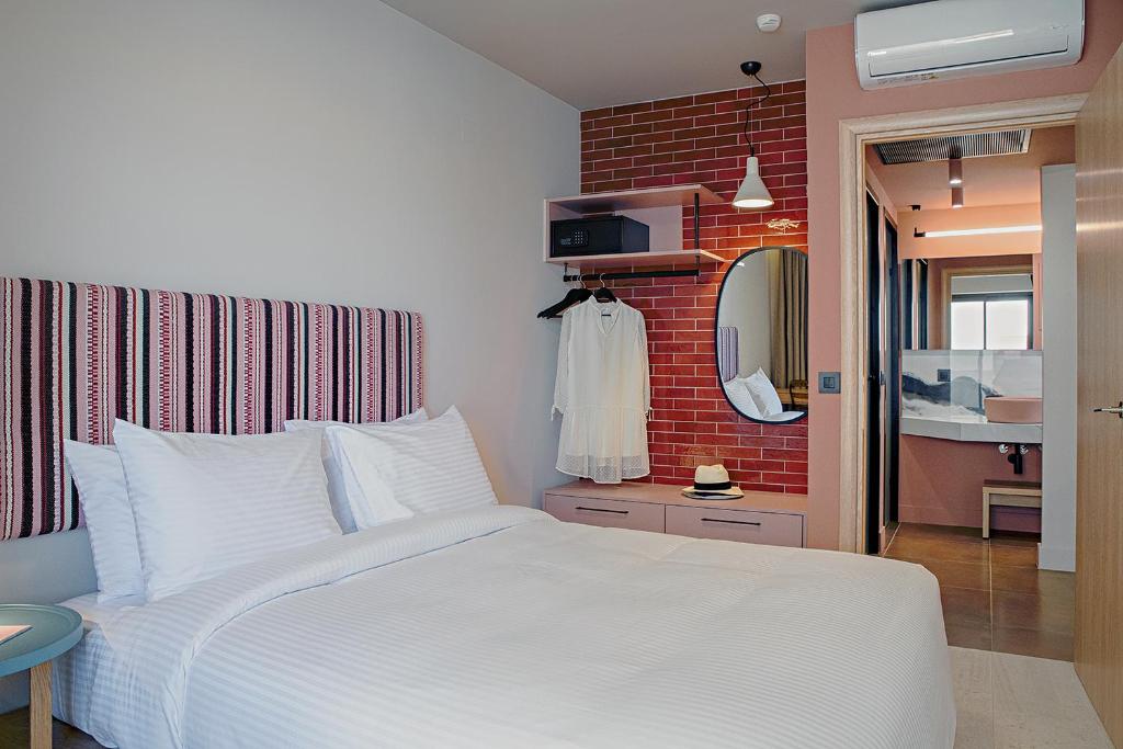 Pavo Art Hotelにあるベッド