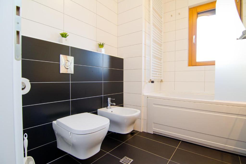 Koupelna v ubytování Zagreb Deluxe Apartment L2