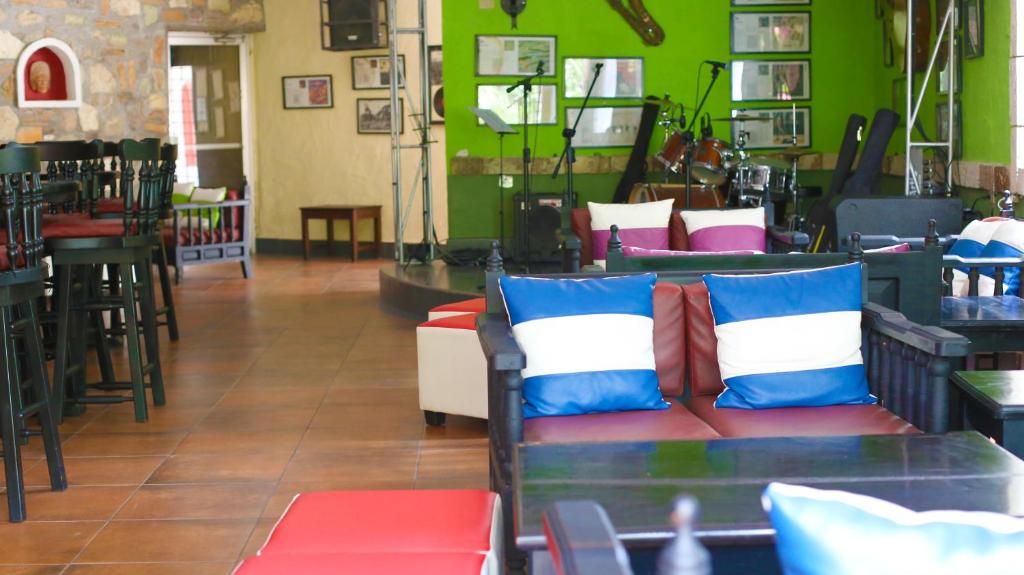Posezení v ubytování Hotel Ciudad Blanca