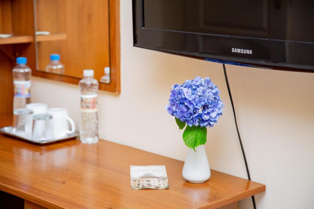 TV a/nebo společenská místnost v ubytování Zolota Pava