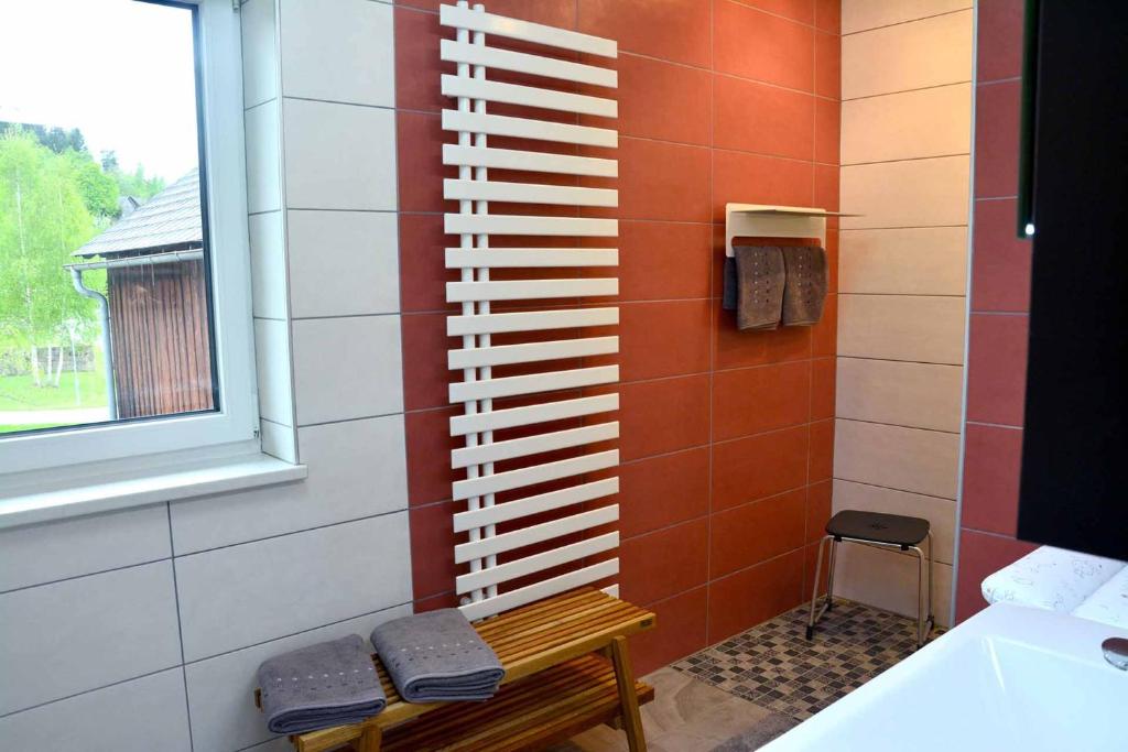 Postel nebo postele na pokoji v ubytování Landhof Böhm