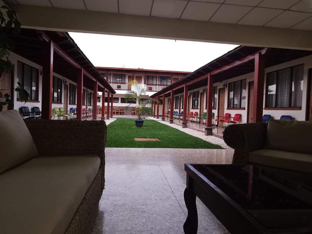 Posezení v ubytování Hotel La Siesta