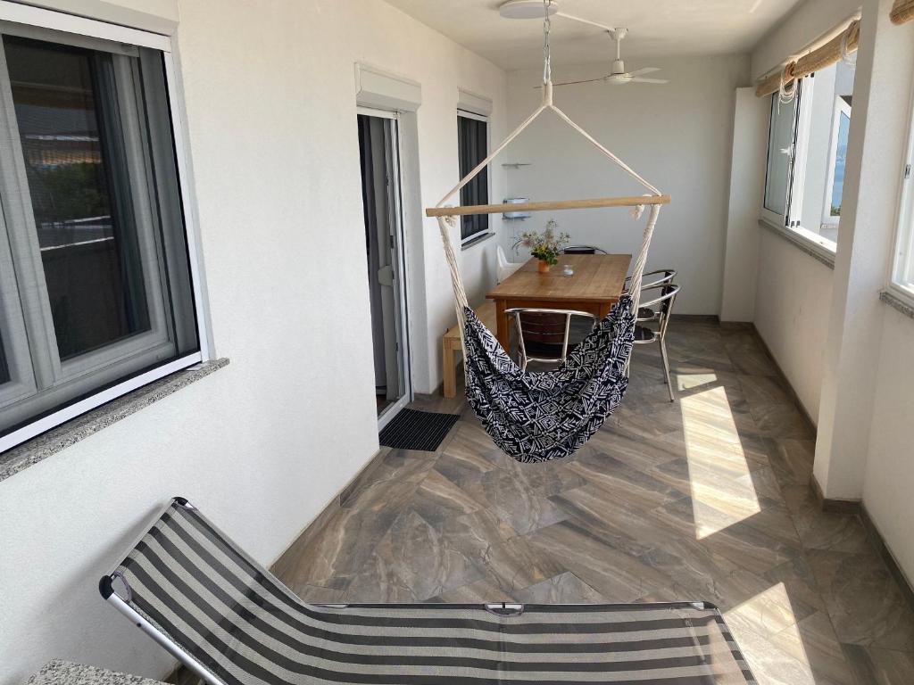 Patio nebo venkovní prostory v ubytování Apartments Michael & Petra , Omisalj, Insel Krk, Kroatien