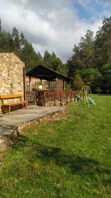 Zahrada ubytování A Casa das Augas