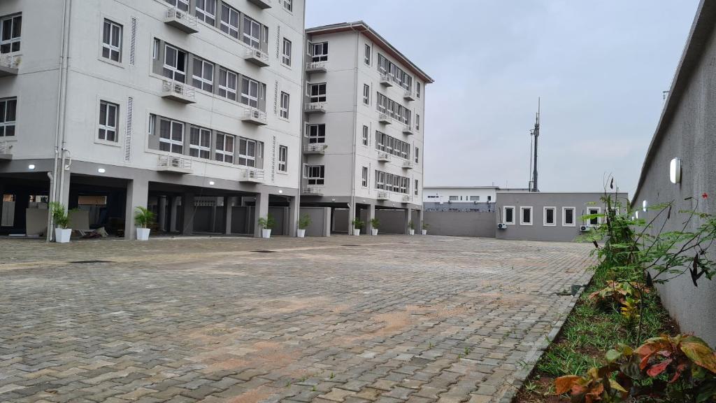 Budova, kde se aparthotel nachází