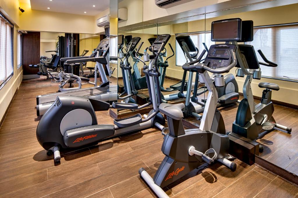Fitness centrum a/nebo fitness zařízení v ubytování Goldfinch Hotel Mumbai