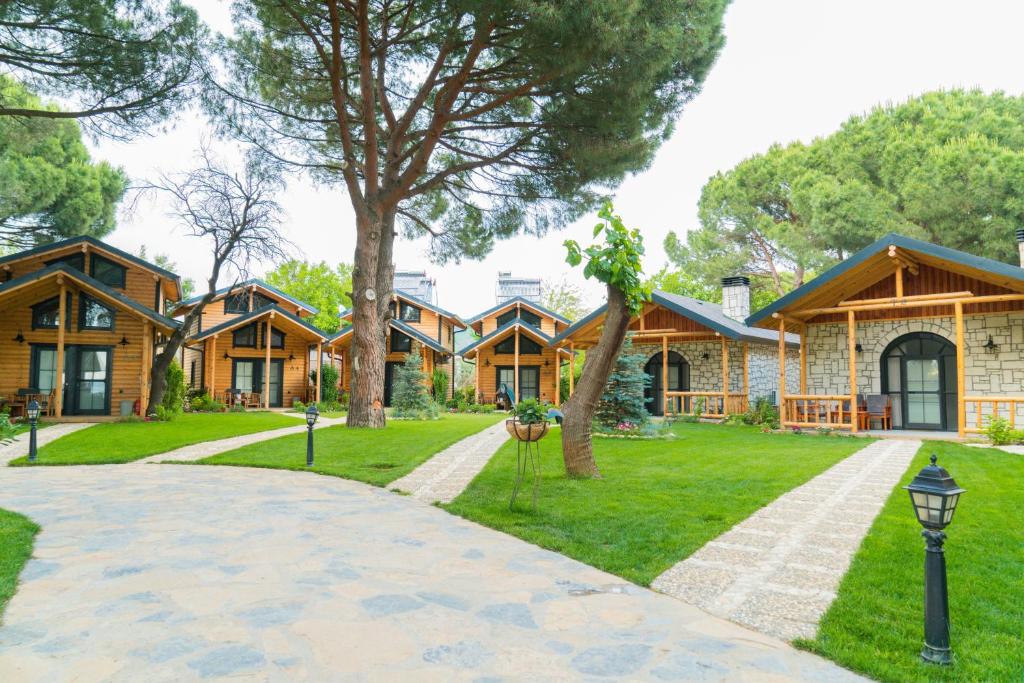 Zahrada ubytování Pino Mar Luxury Bungalows