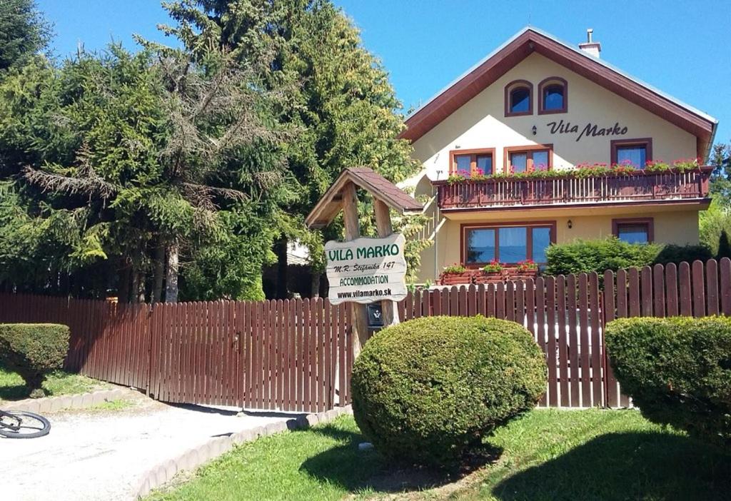 Zahrada ubytování Vila Marko