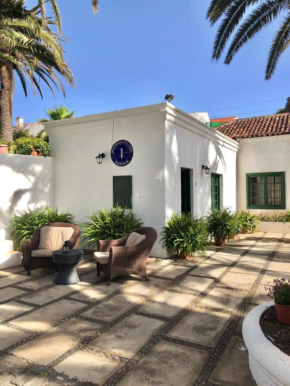 O edifício onde o hotel está situado