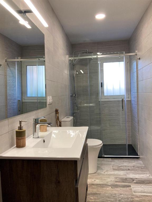 Koupelna v ubytování Apartament ca l'Irene