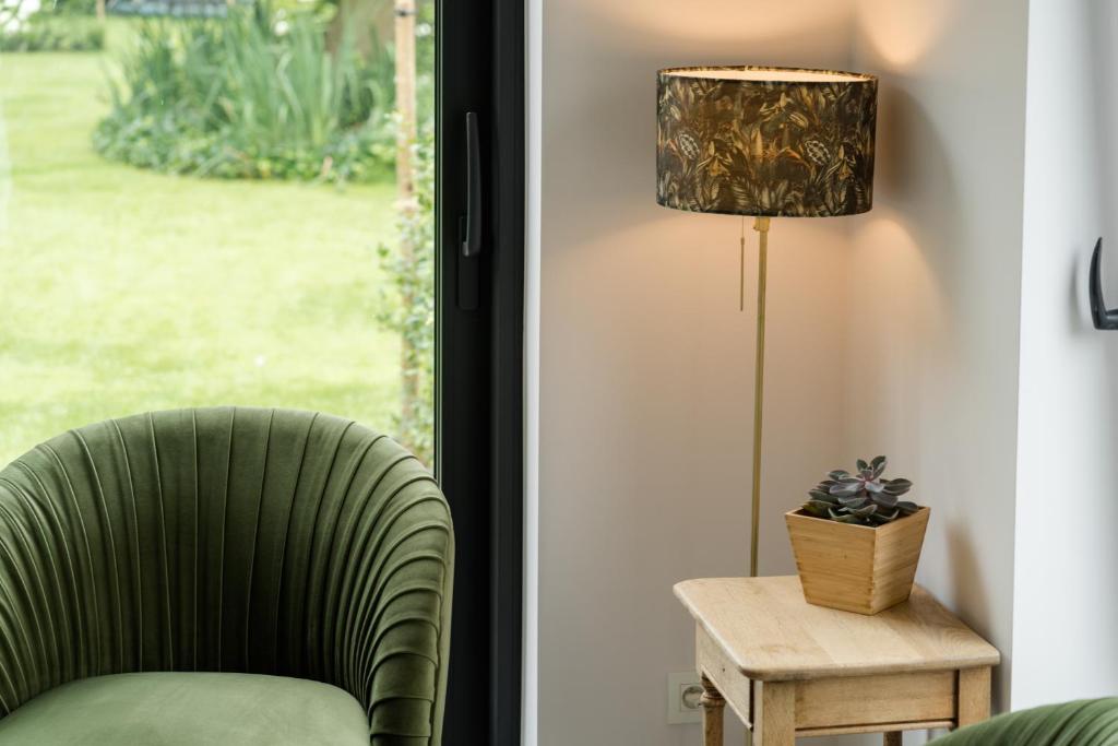 Posezení v ubytování B&B Tannerie