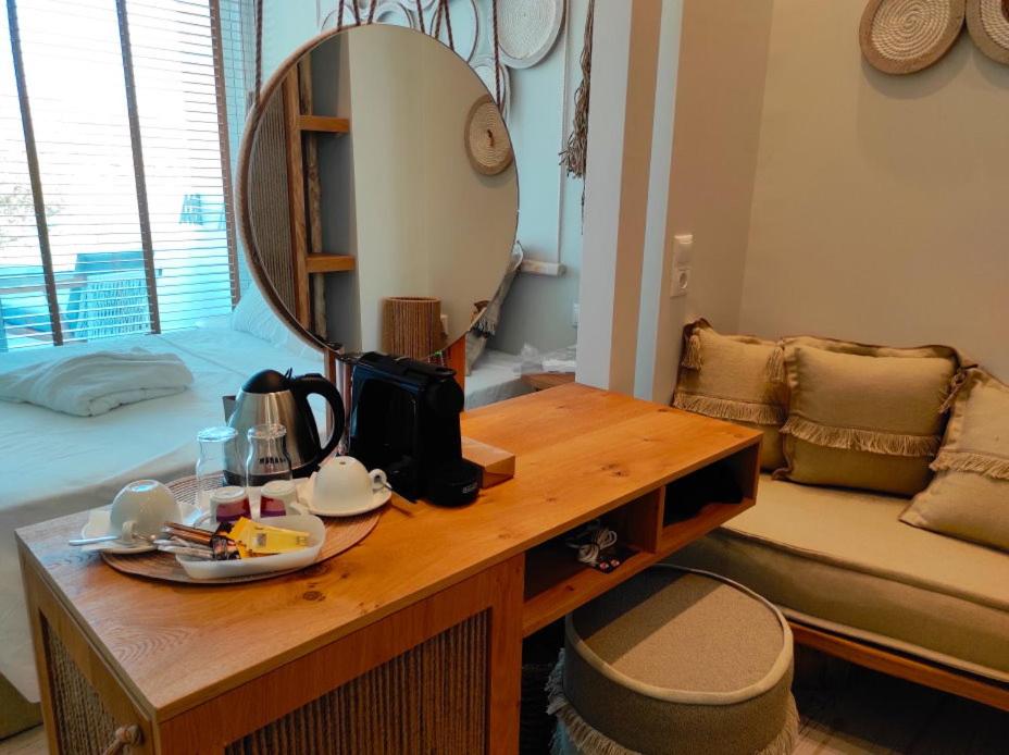 Posezení v ubytování Karystion Hotel