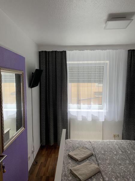 Postel nebo postele na pokoji v ubytování Hostel Nuremberg