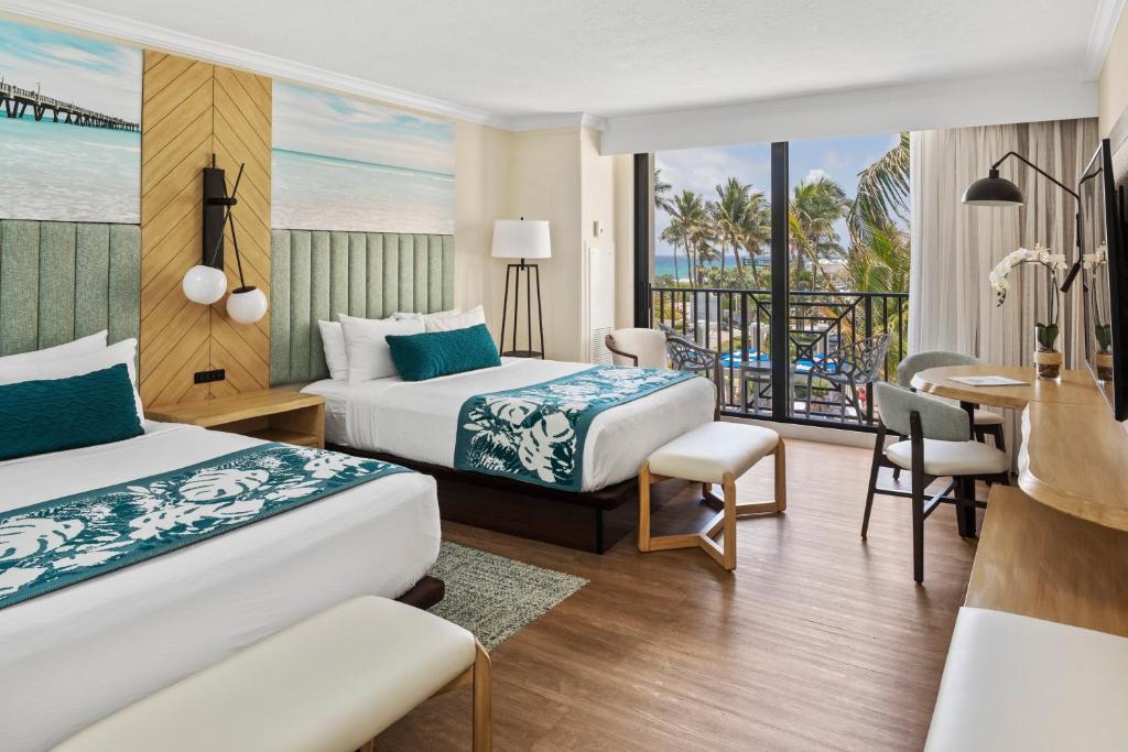 Opal Grand Oceanfront Resort & Spa - Pool View Two Queens Accessible