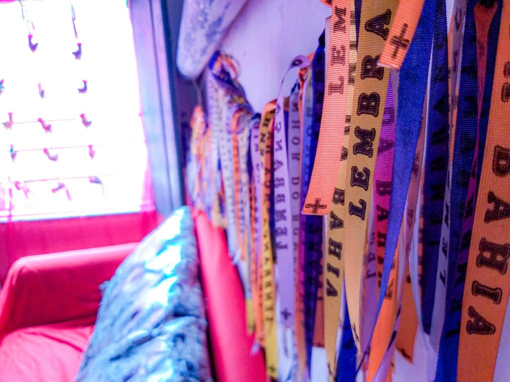 Posezení v ubytování Hostel Ateliê Laroyê
