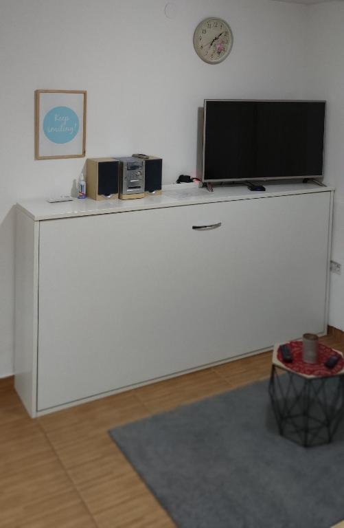 Televízia a/alebo spoločenská miestnosť v ubytovaní Apartments Zagreb Center