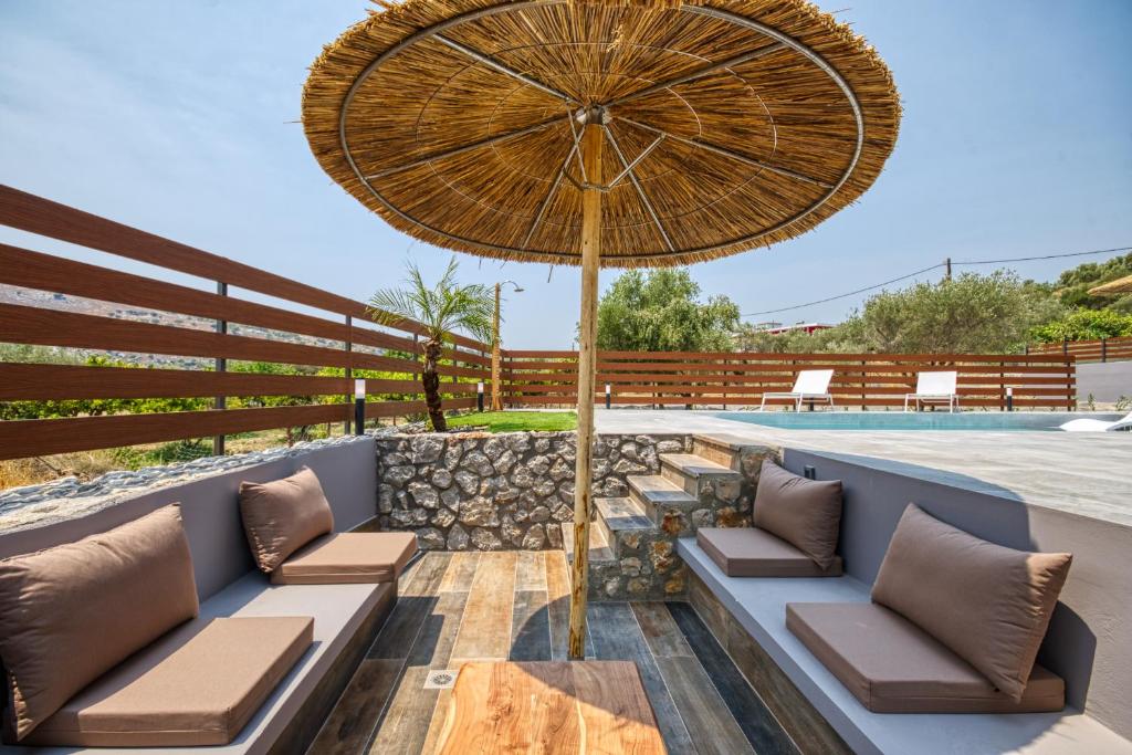 Posezení v ubytování Terra Secreta Luxury Villas