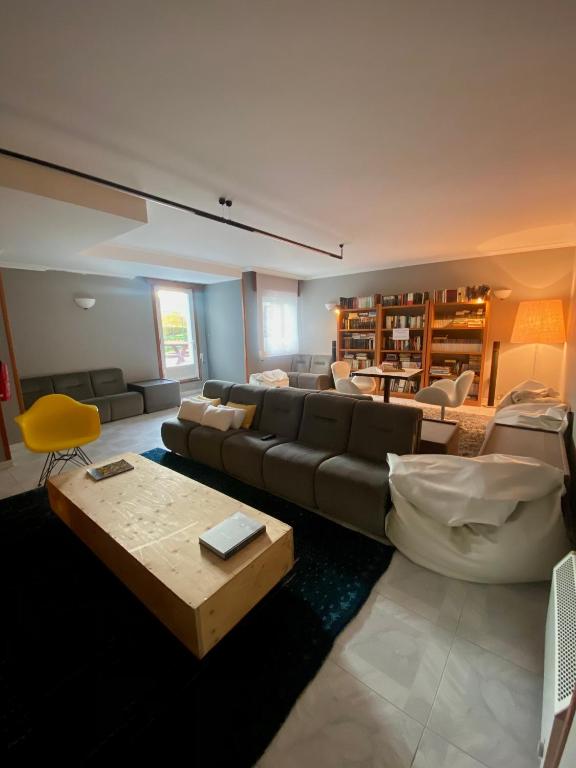 Гостиная зона в Hotel Farsund