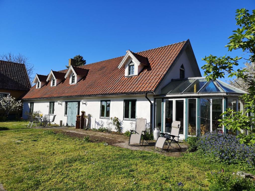 Zahrada ubytování Wannborga Vingård