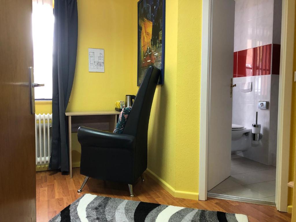 Koupelna v ubytování Astoria Hotel Heimbach