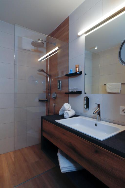 Koupelna v ubytování Apartmenthaus Nr 1