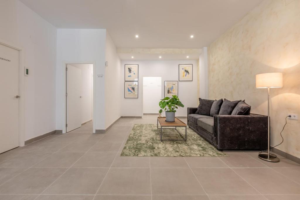 Posezení v ubytování Villamarta Boutique Rooms