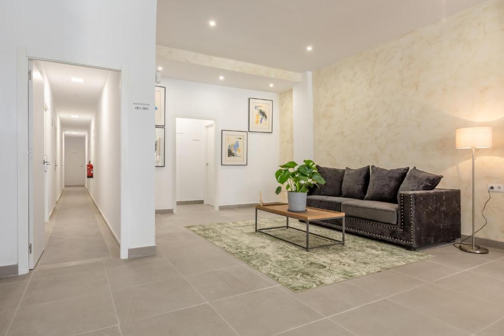 Posezení v ubytování Villamarta Boutique Rooms