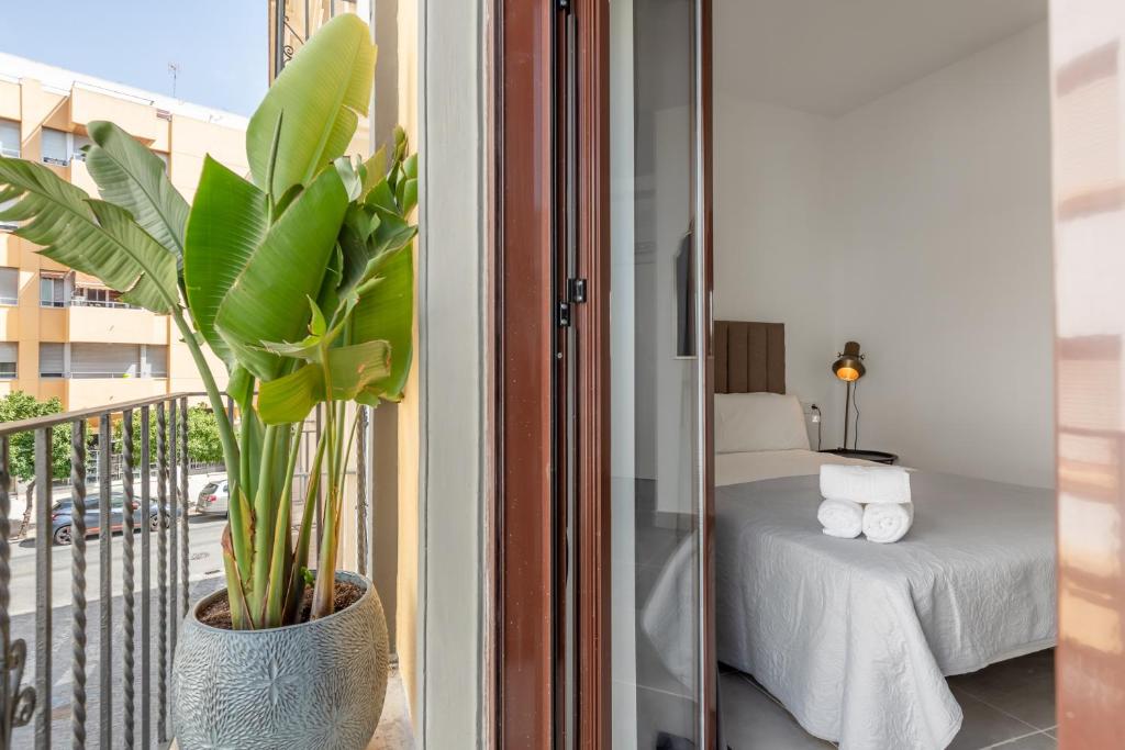 Balkón nebo terasa v ubytování Villamarta Boutique Rooms