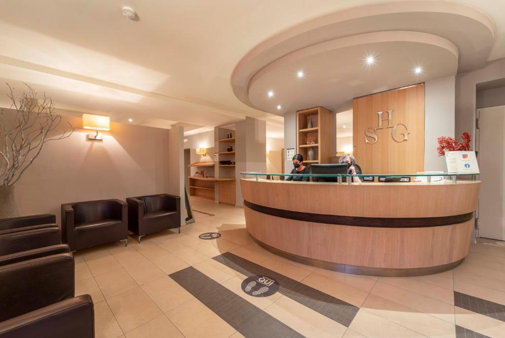 Vstupní hala nebo recepce v ubytování Hotel San Giuan