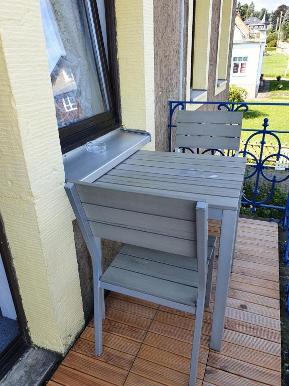 Balkón nebo terasa v ubytování Pension Edelweiß