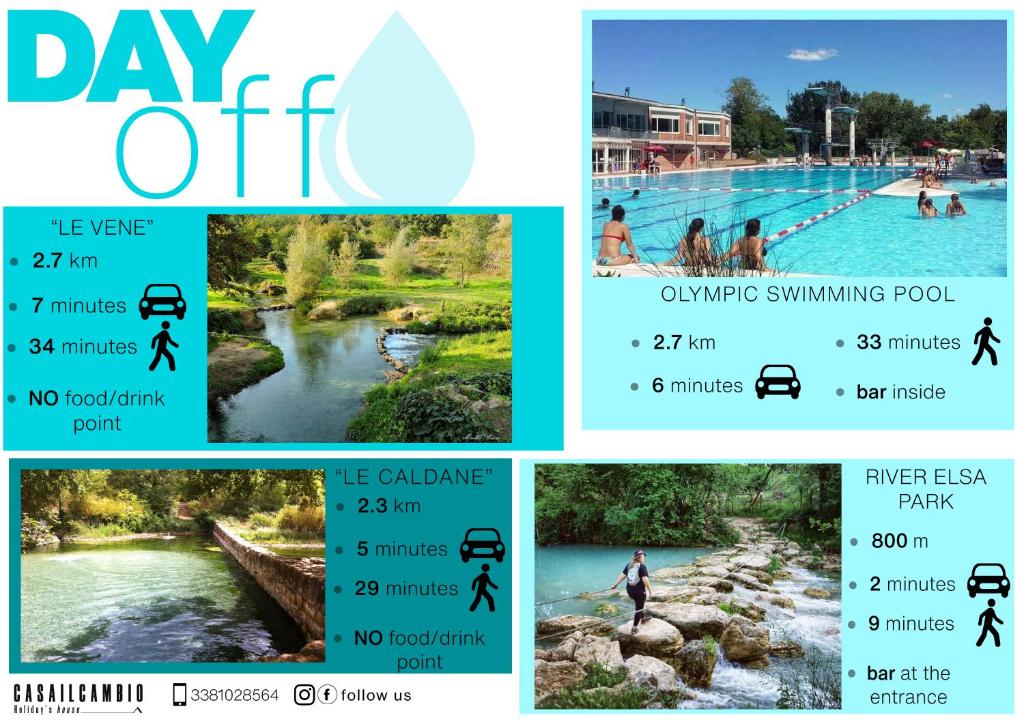 The swimming pool at or close to CASAILCAMBIO