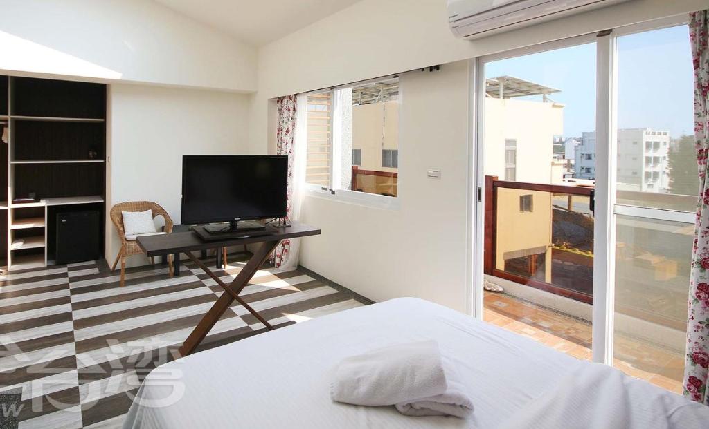 TV a/nebo společenská místnost v ubytování Malibu OceanView Homestay