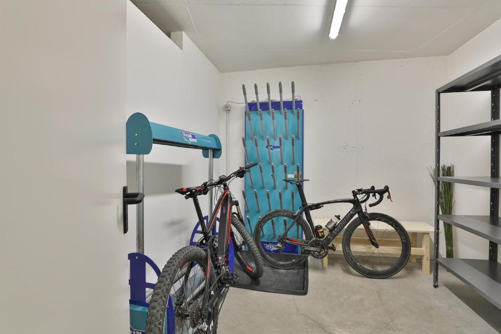 Fitness centrum a/nebo fitness zařízení v ubytování Garni Maso San Michele