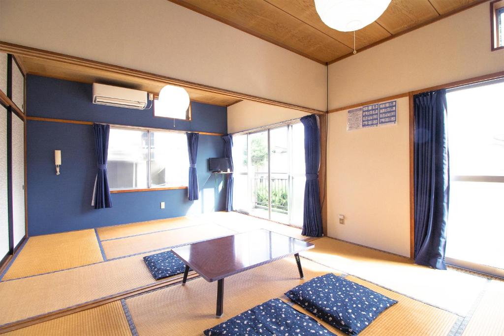 Posezení v ubytování Habitacion NIIYA Mt Fuji