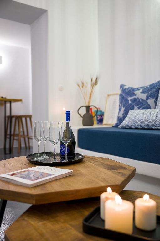 Χώρος καθιστικού στο Cape Suite Oia