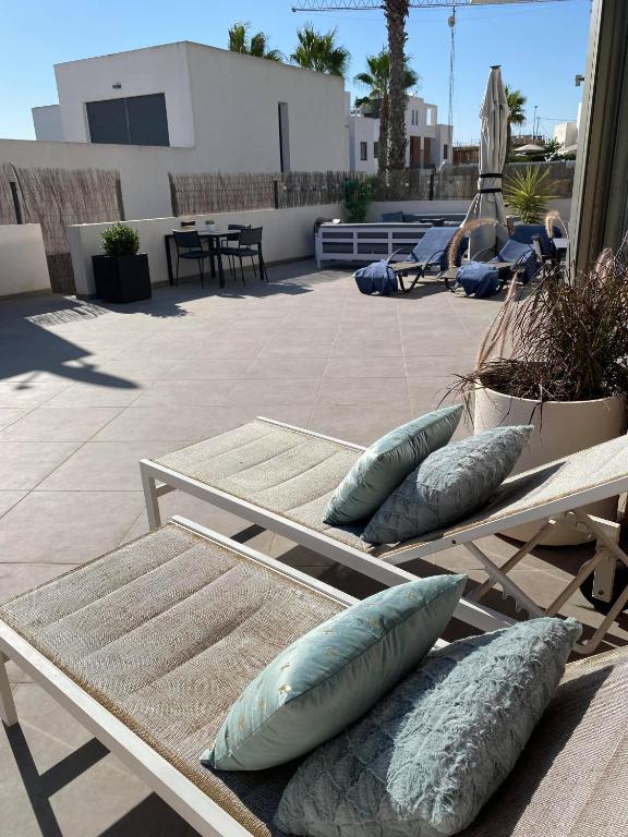 A seating area at Casa Mordi