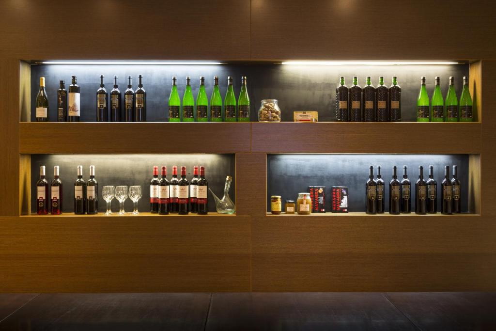 Nápoje v ubytování Hotel Plazaola