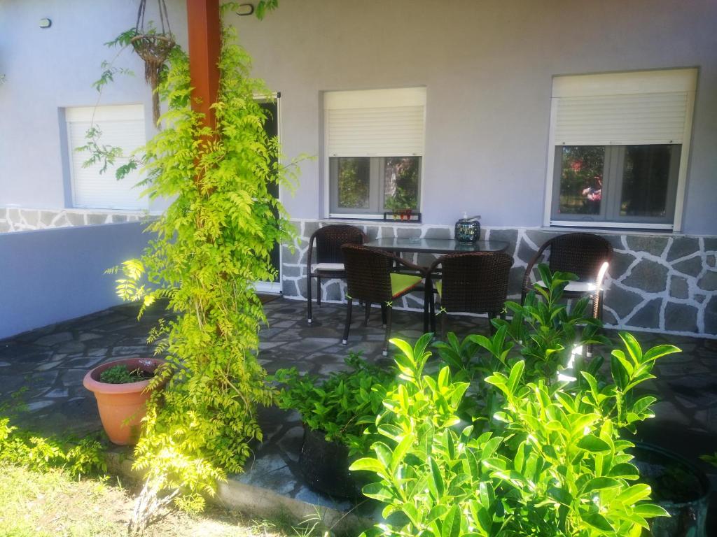 Zahrada ubytování Cristi Apartments