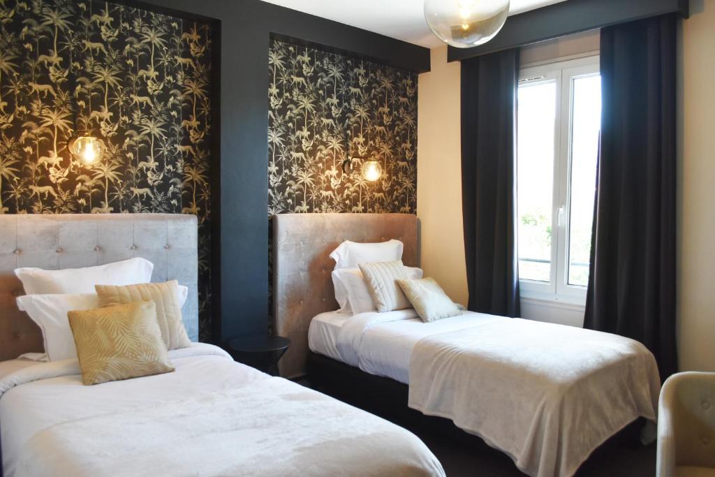Le Boeuf Couronné - Hôtel & Restaurant Chartres- Logis Hotels - Habitación Clásica Con 2 Camas Individuales