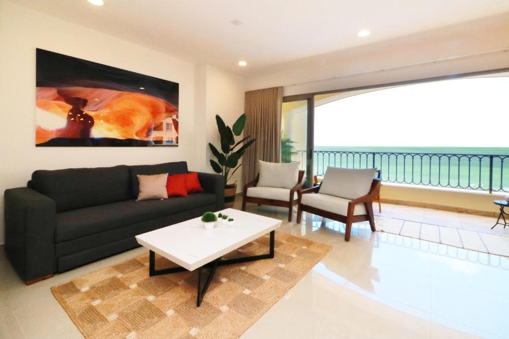 Zona de estar de Departamento en Gavias Grand Mazatlan 920 Torre Sur