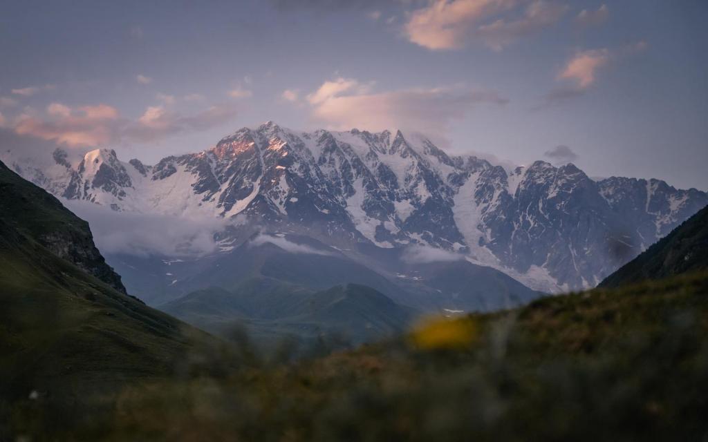 Paisaje cerca de este chalet de montaña