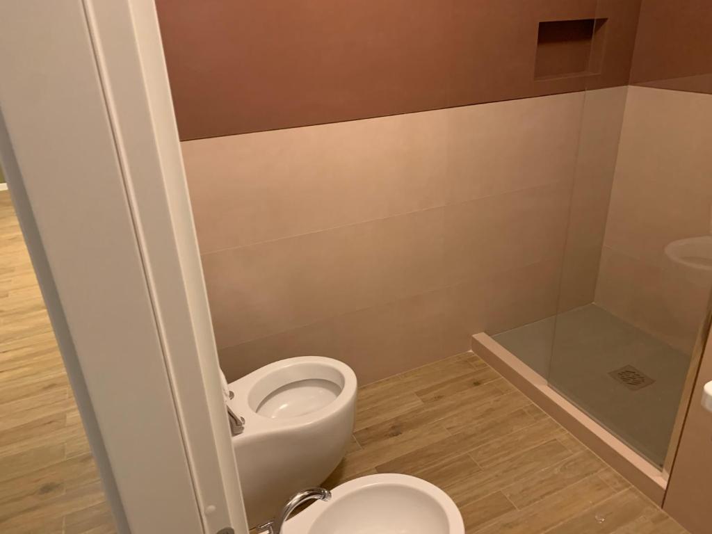 Koupelna v ubytování B&B Fossatello affittacamere