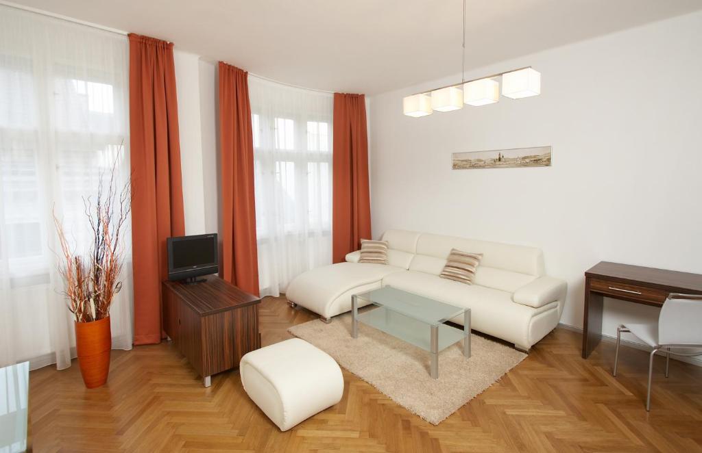 Posezení v ubytování Residence U Černé Věže České Budějovice