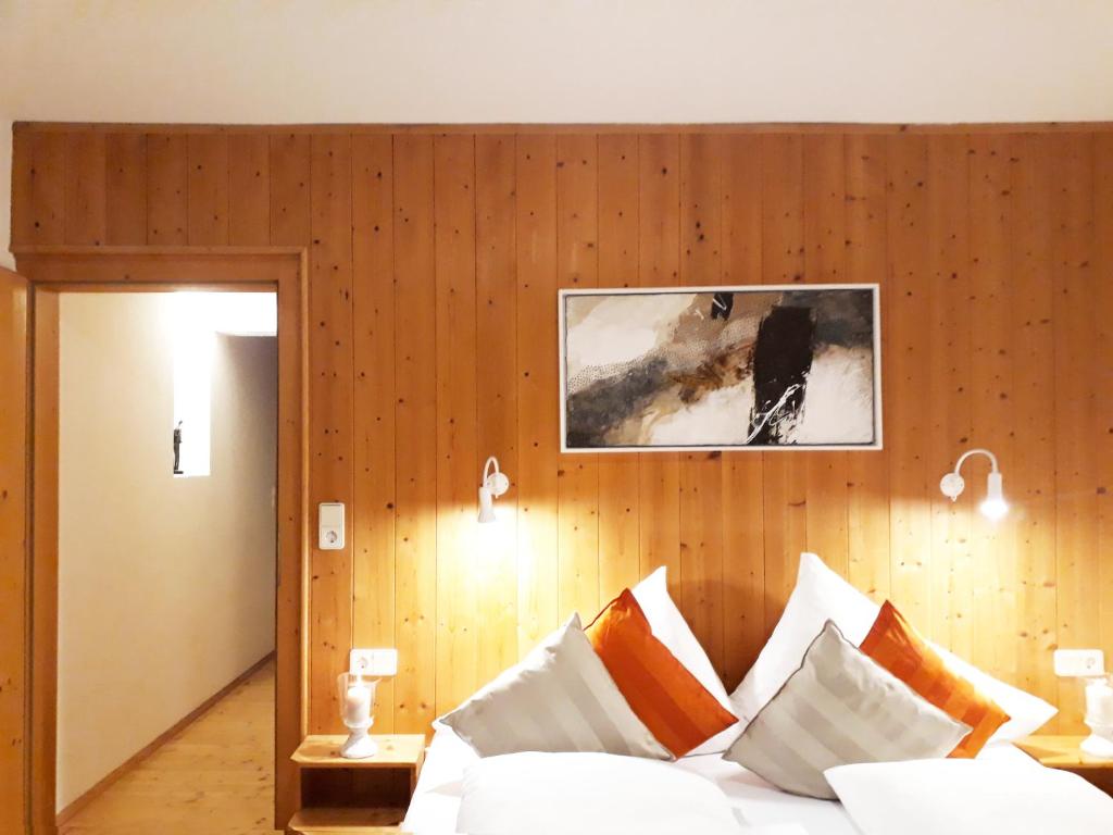 Postel nebo postele na pokoji v ubytování Haus Christine