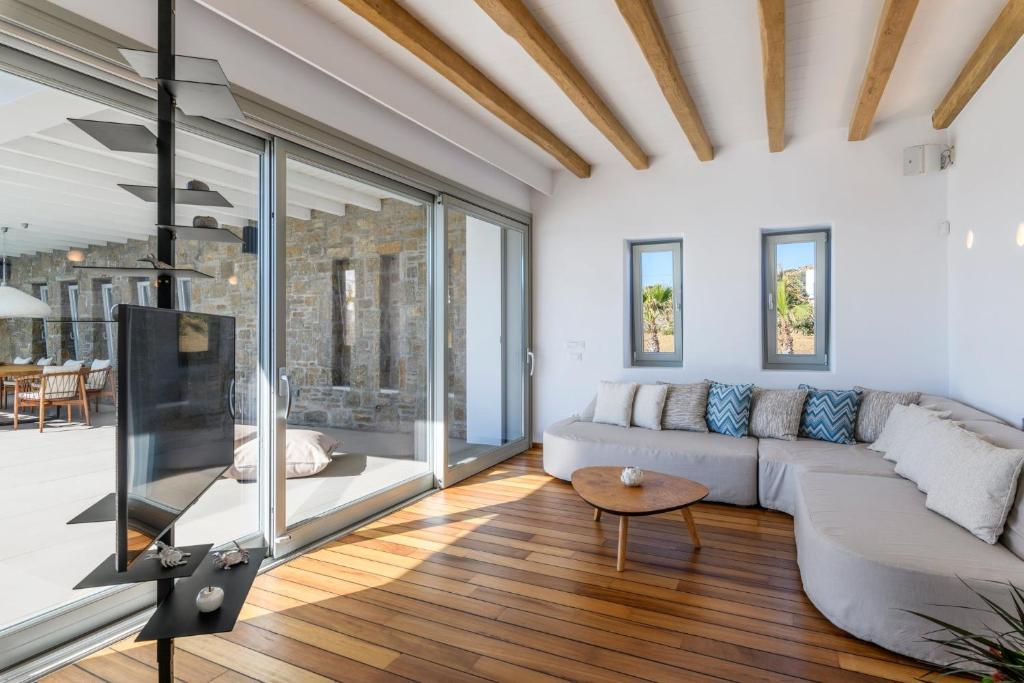 Posedenie v ubytovaní Splendid Mykonos Luxury Villas & Suites