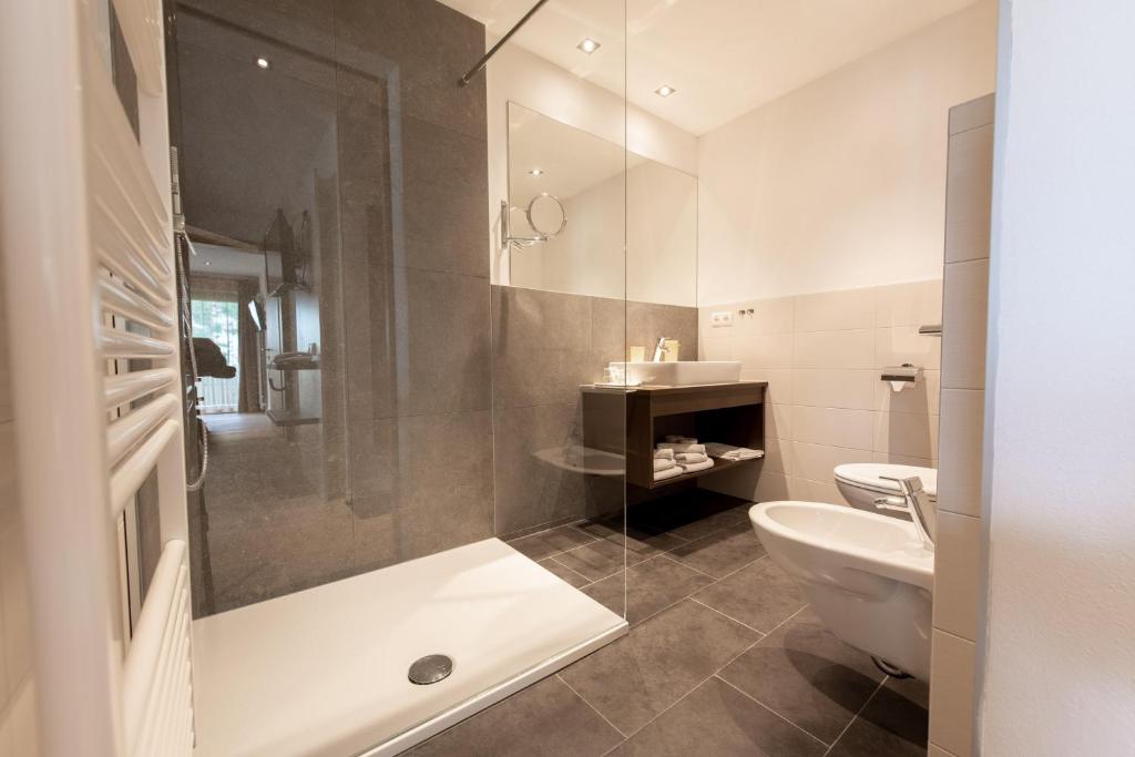 Koupelna v ubytování Lapis Monti - Apartments & Suites