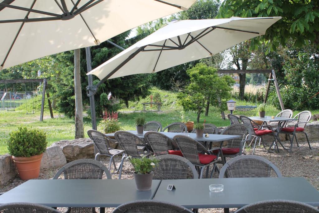 Zahrada ubytování Gästehaus am Wasserpark
