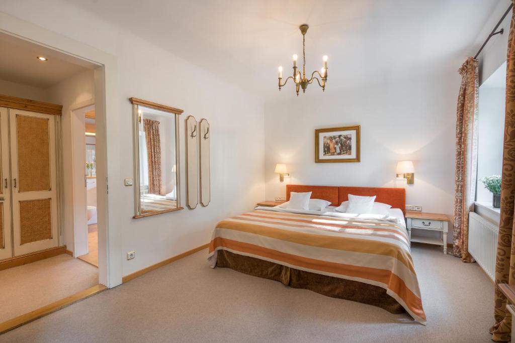 Postel nebo postele na pokoji v ubytování Geldernhaus Hotel garni
