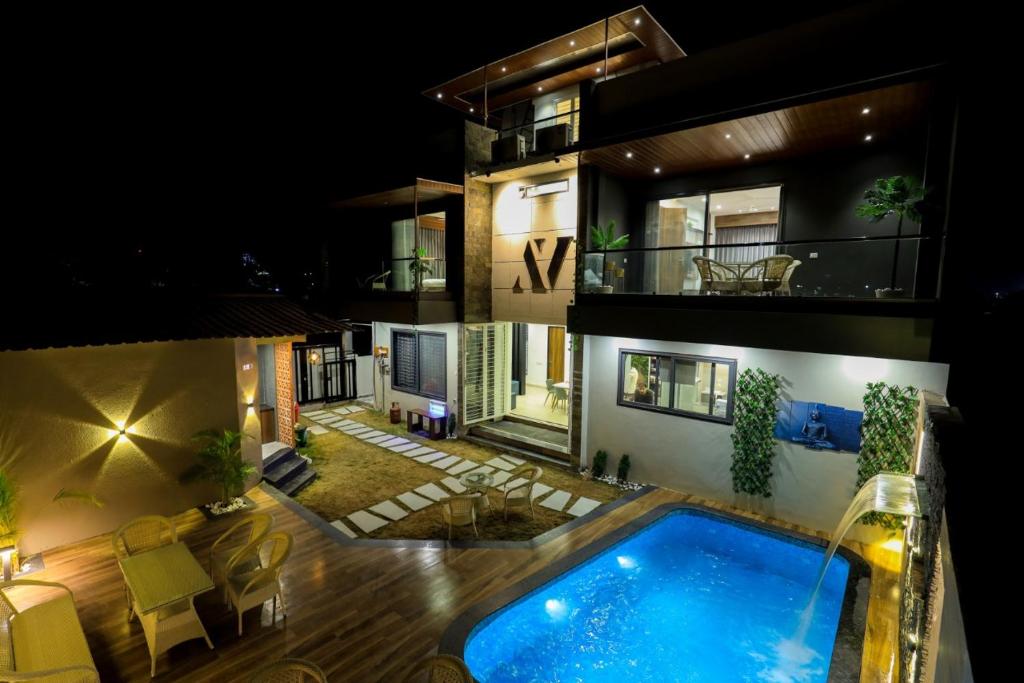 RedhomeX Private Pool 3BHK Vacation Home